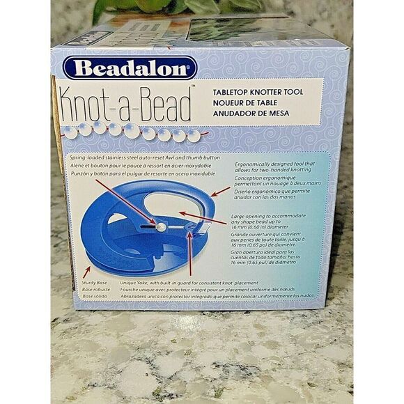 Jewelry Making Knot-A-Bead by Beadalon Table Top Jewelry Knotter‎ NIB NEW - Picture 5 of 5